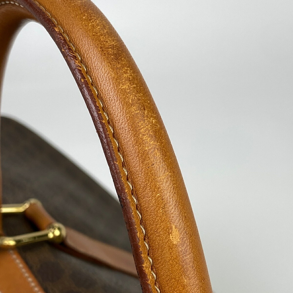 Celine Macadam Pattern Canvas Handbag Brown - image 6